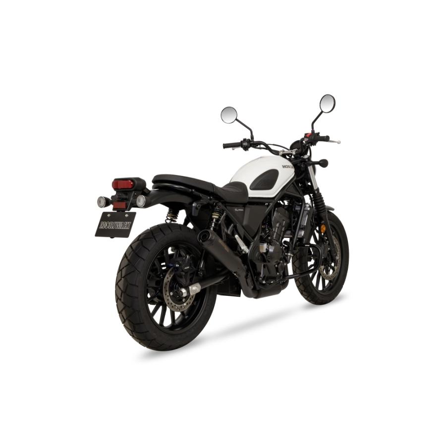 モリワキ MORIWAKI FullExhaust SHORT MEGAPHONE BLACK 政府認証 CL250