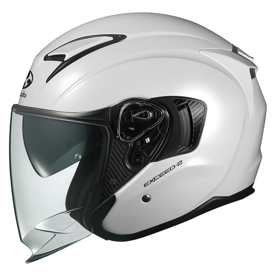 OGK Kabuto EXCEED-2 パールホワイト Mサイズ OGK Kabuto（オージーケーカブト） OGK KABUTO EXCEED-2 エクシード・2