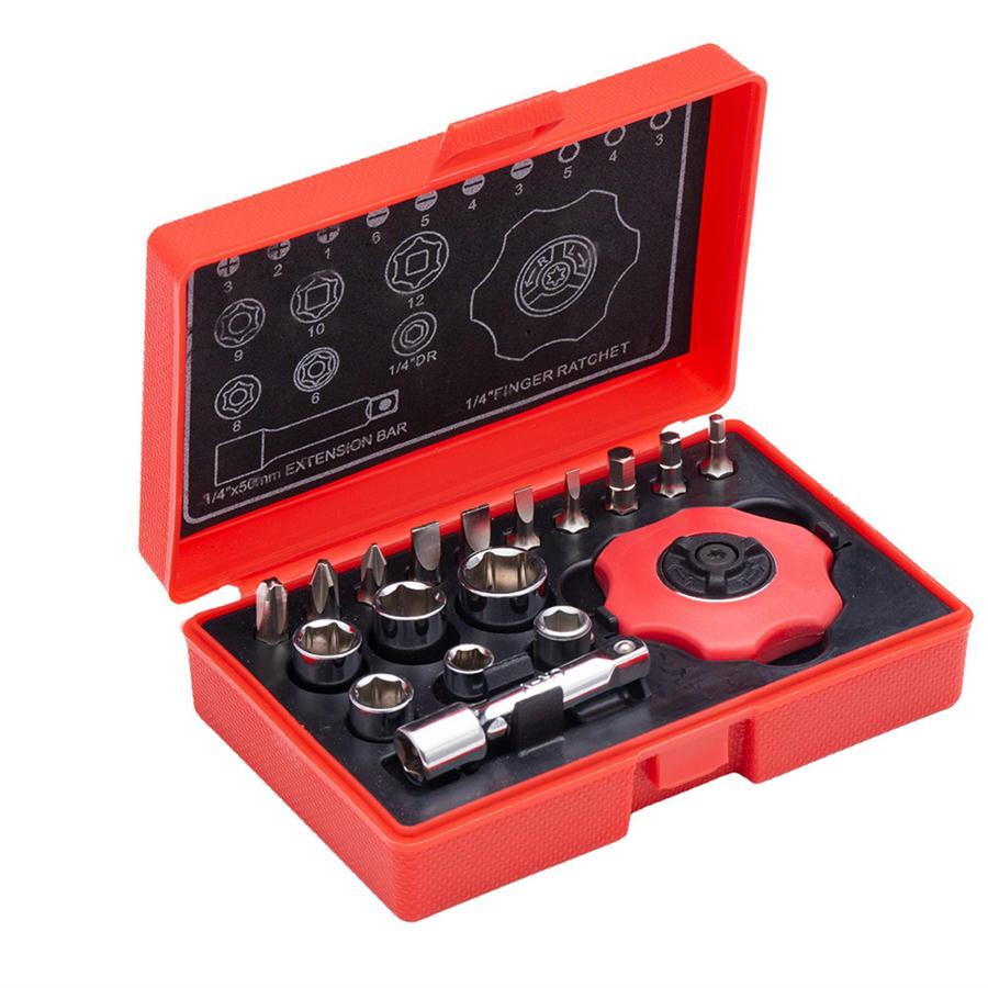 プロト PLOT グリップラチェットセット 18pcs ソケット・ビット ドライバーセット 1/4インチ |  | 02