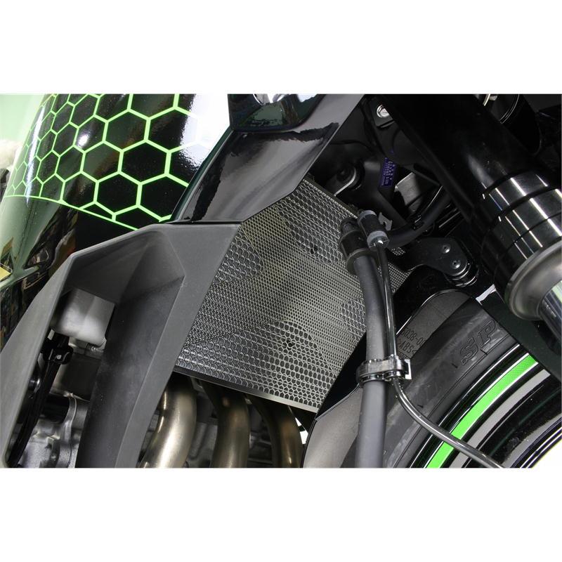 ステンレス製ラジエーターガード メッシュ ZX-10R(21~)用ラジエターコアガード
