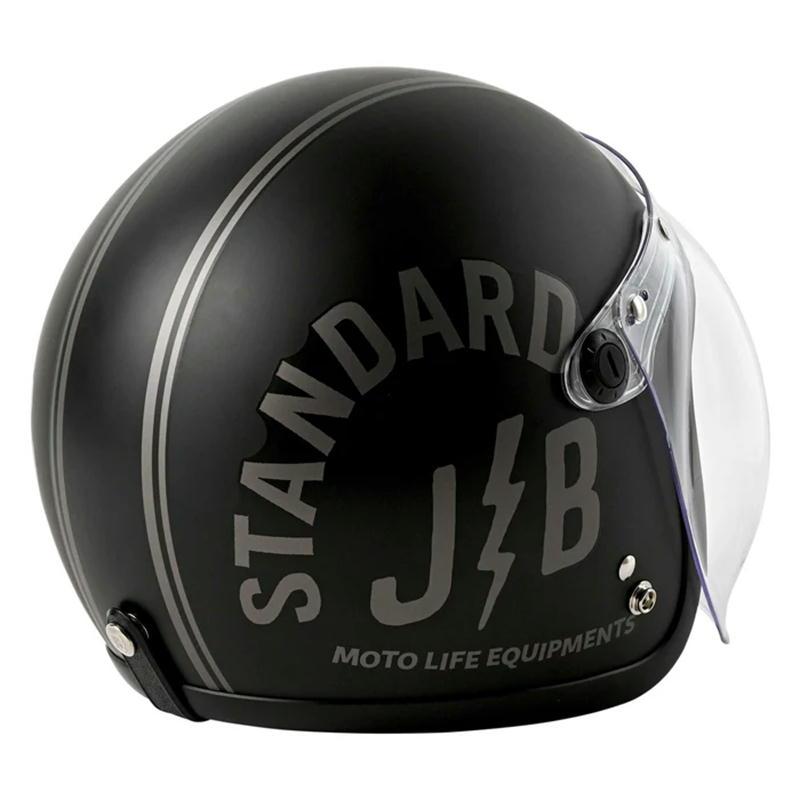 RIDEZ ライズ RIDEZ JB バイク用ジェットヘルメット STANDARD BLACK 57