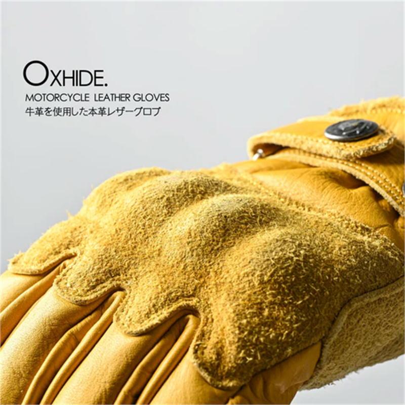 ライズ RIDEZ MOTO GLOVES REBEL MUSTARD RLG2202 サイズMの画像
