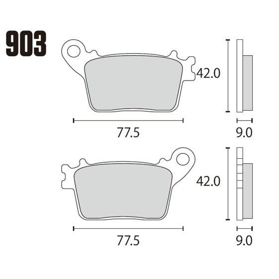 RK JAPAN（アールケー・ジャパン） ブレーキパッド 903MAX MEGA ALLOY