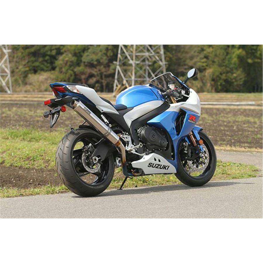 アールズギア r's gear GPスペック スリップオン チタンポリッシュ GSX-R1000 '09〜'11の画像