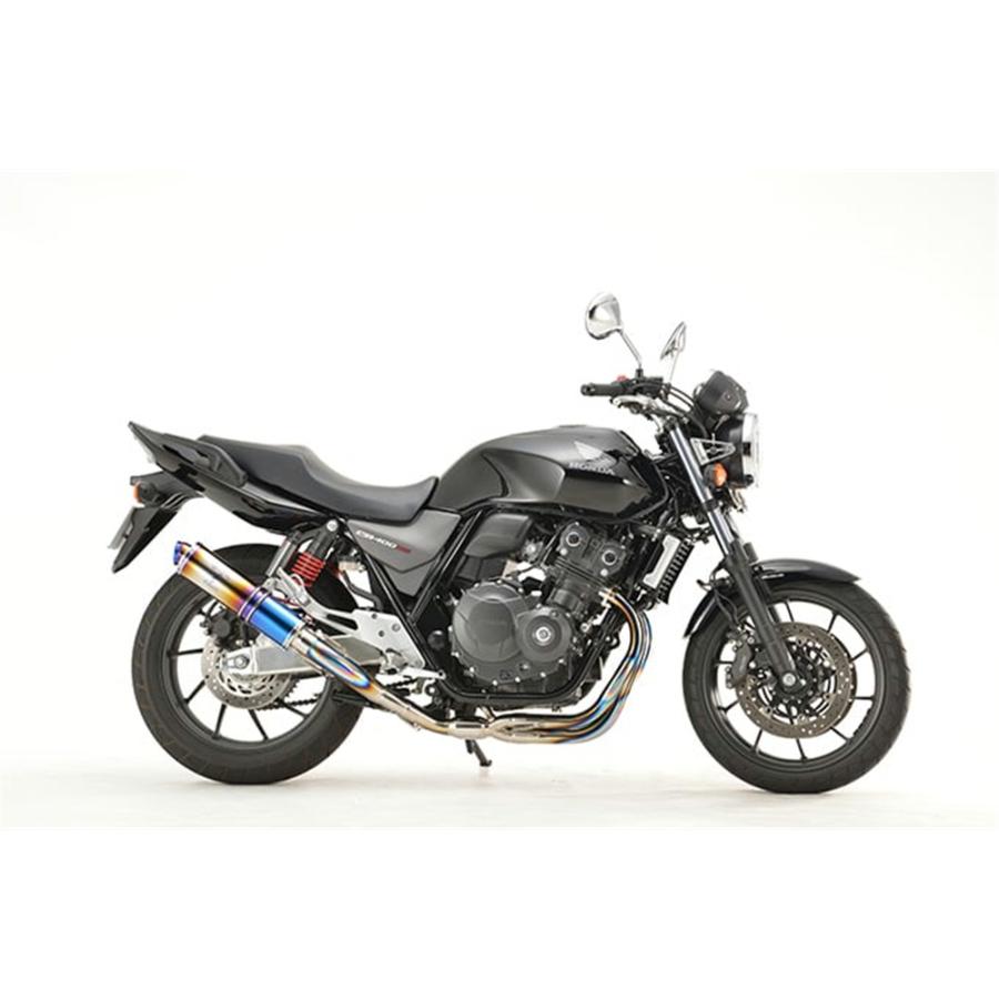 アールズギア r's gear ワイバンクラシックR フルエキゾースト シングル チタンドラッグブルー CB400SF/SB '18〜｜neteceterashop｜02