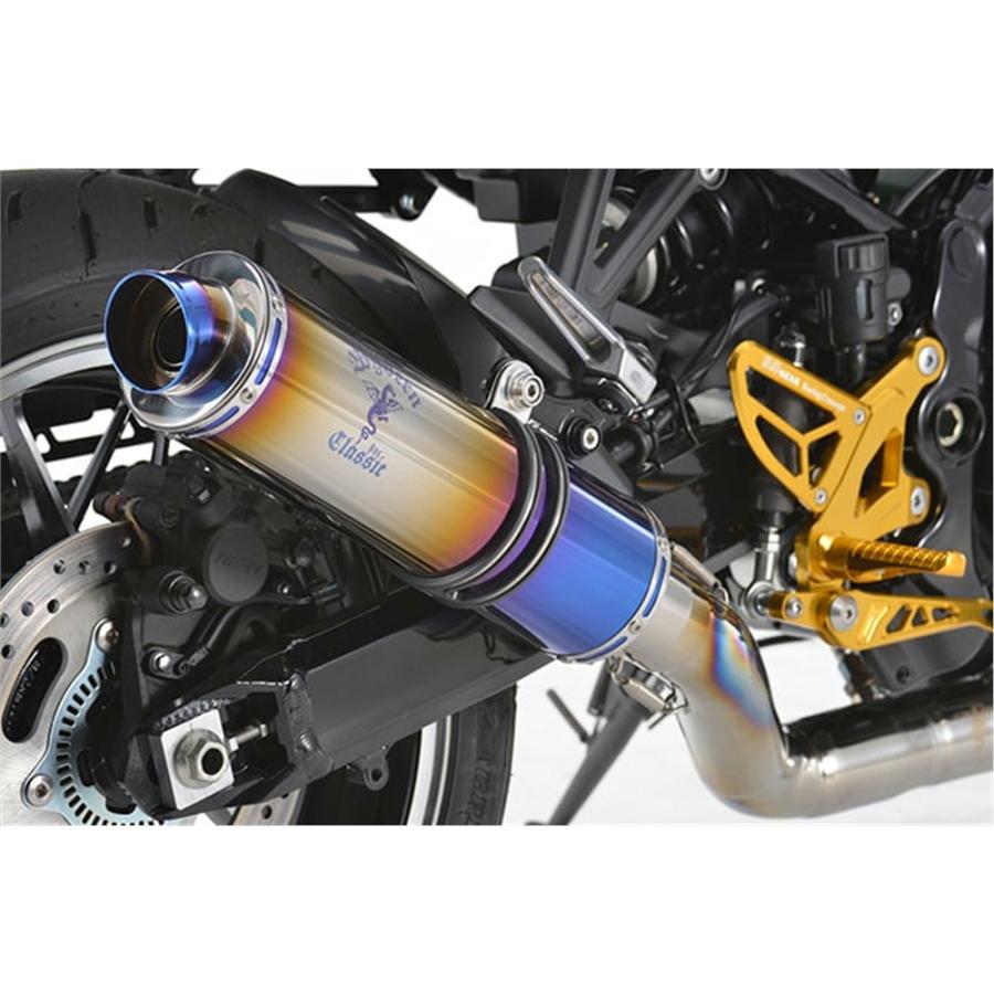 アールズギア r's gear ワイバンクラシックR フルエキゾースト Sタイプ チタンドラッグブルー Z900RS/CAFE/SE '23〜の画像