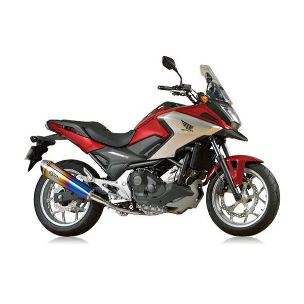 アールズギア r's gear リアルスペック スリップオン チタンドラッグブルー NC750/X/S/DCT '16〜'22
