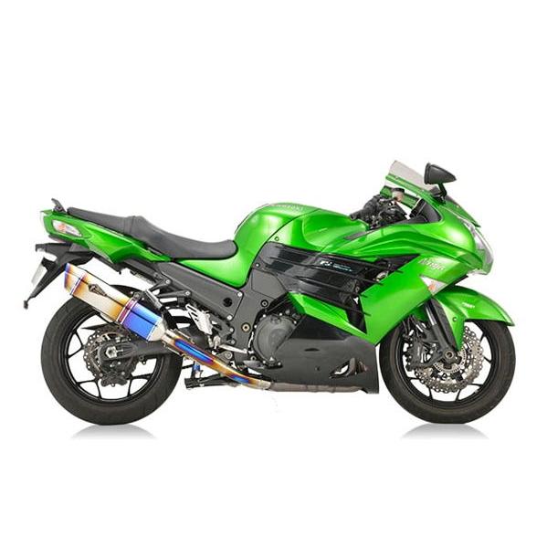 アールズギア r's gear リアルスペック スリップオン ツイン チタンドラッグブルー Ninja ZX-14R '12〜'20 | r's gear