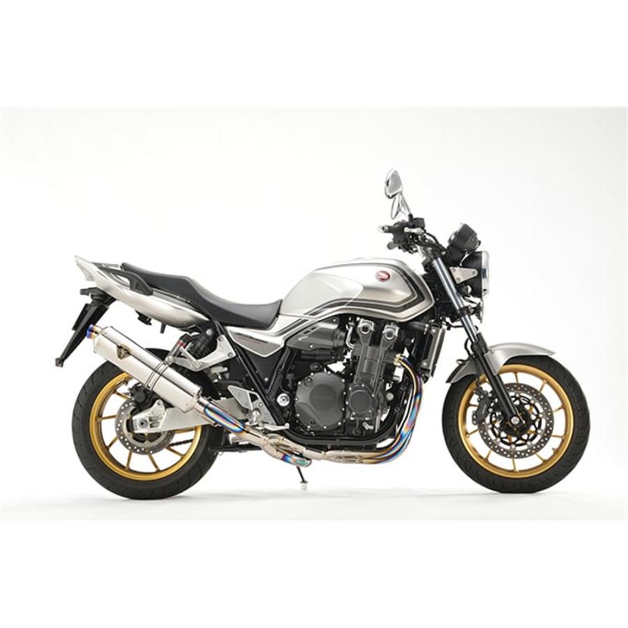アールズギア r's gear ワイバンR フルエキゾースト シングル UPタイプ チタンポリッシュ CB1300SF/SB '21〜の画像