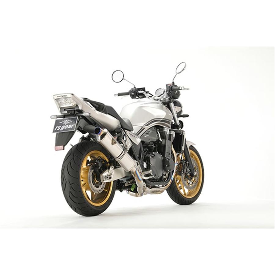 アールズギア r's gear ワイバンR フルエキゾースト シングル UPタイプ チタンポリッシュ CB1300SF/SB '21〜の画像