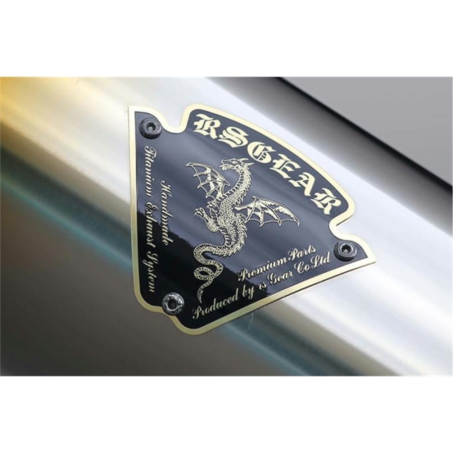 r's gear（アールズギア） ワイバン フルエキゾースト シングル チタン