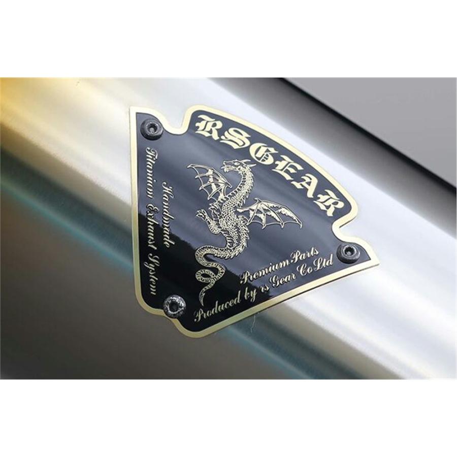 アールズギア r's gear ワイバン フルエキゾースト ツイン オーバルチタンポリッシュ ZZR1400 '08〜'11の画像