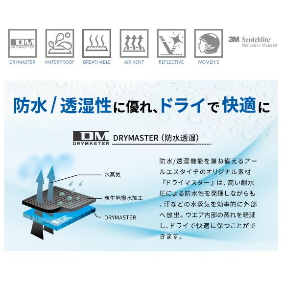 RSタイチ RSR048 DRYMASTER レインスーツ YELLOW サイズL | TAICHI | 04