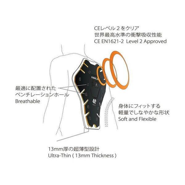 TAICHI RSタイチ TRV044 TAICHI CE(LV2)バックプロテクター サイズ40