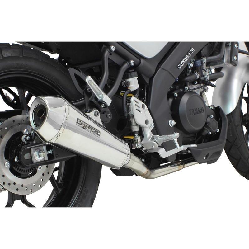 XSR125 RE46J タケガワ テーパーコーン フルエキ マフラー スペシャルパーツ武川 SP武川 テーパーコーンマフラー 政府認証 XSR125