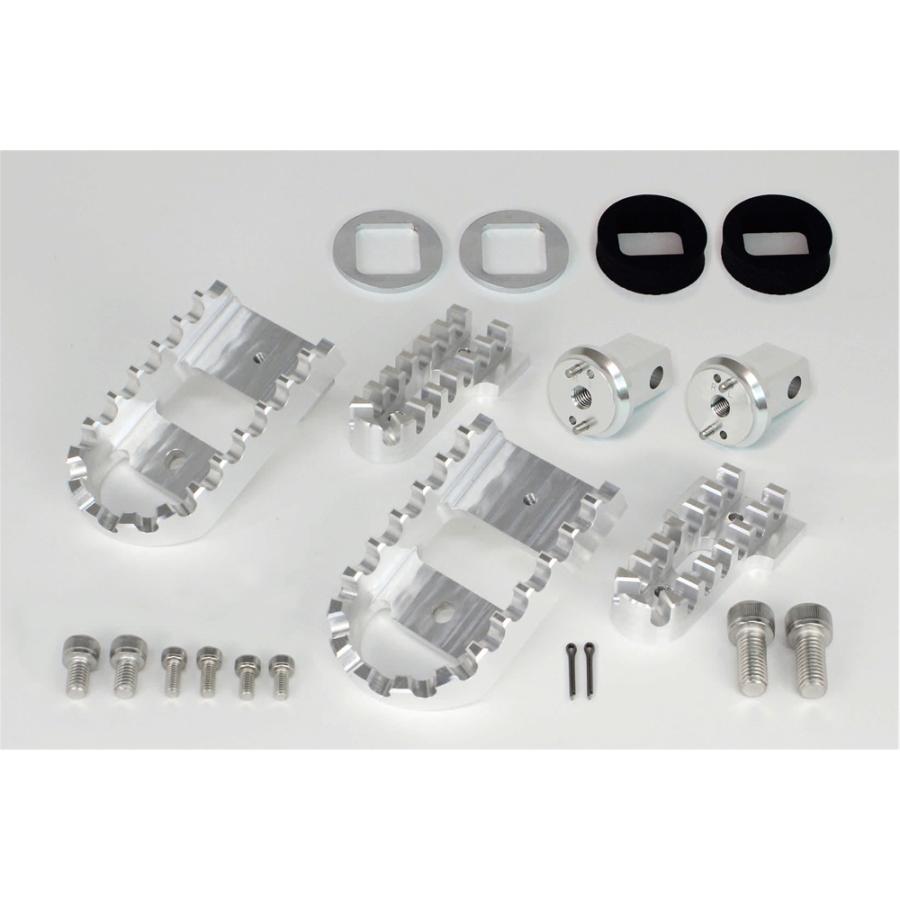 スペシャルセット スペシャルパーツ武川 SP武川 ビレットワイドステップキット シルバー