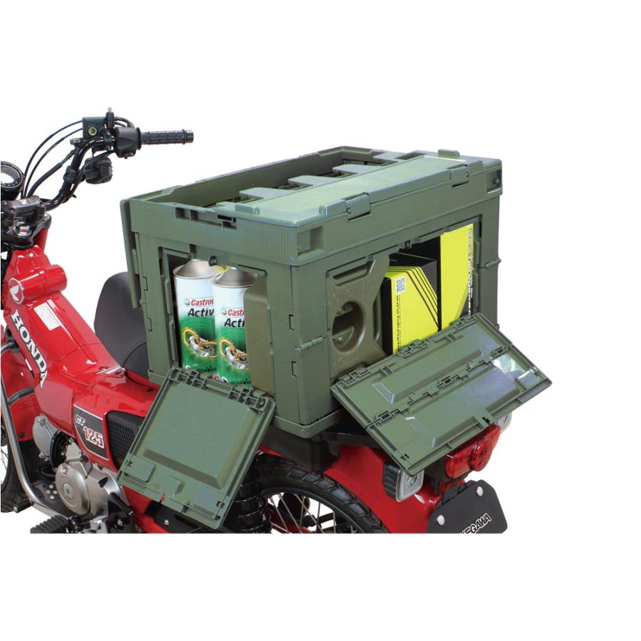 スペシャルパーツ武川 SP武川 キャリアコンテナセット 50L オリーブ