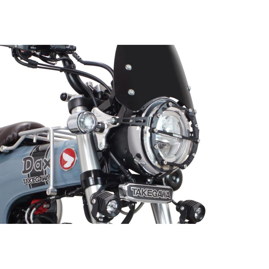 スペシャルパーツ武川 SP武川 ヘッドライトガード ビレット/ブラック