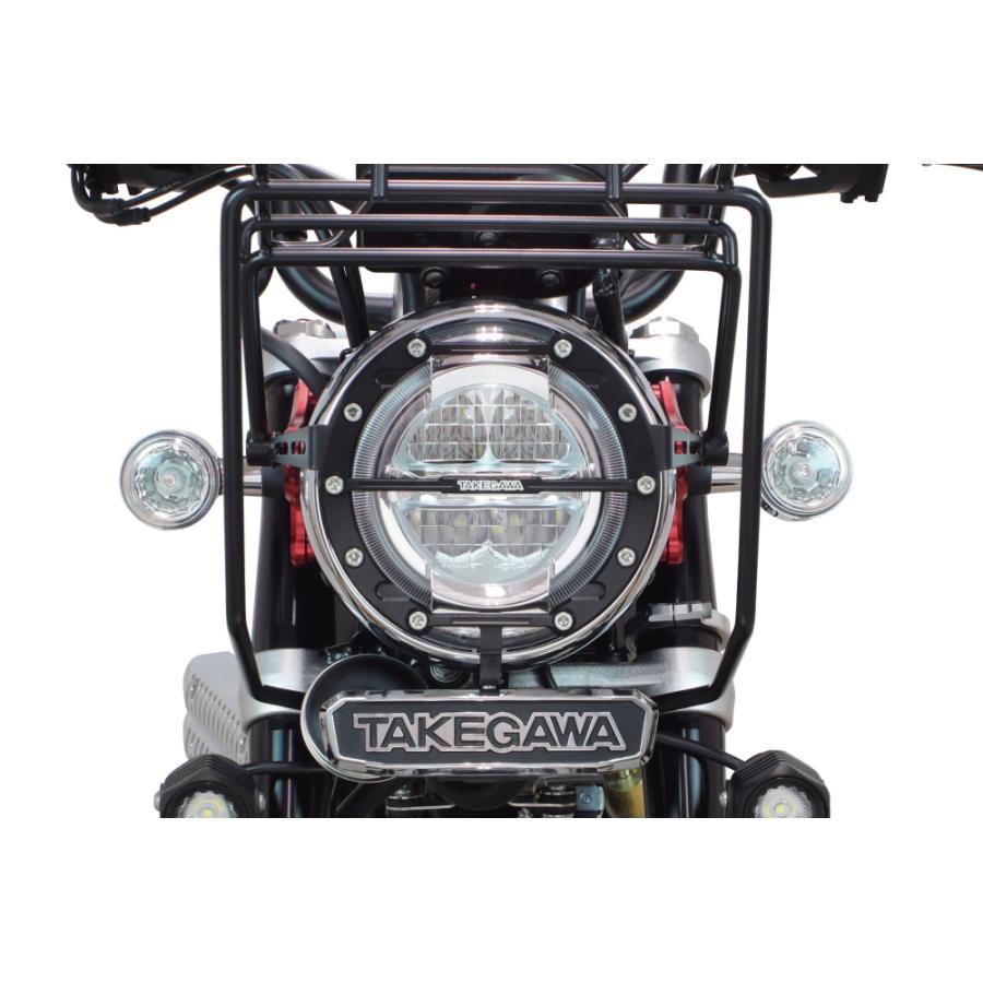 スペシャルパーツ武川 SP武川 ヘッドライトガード ビレット/ブラック