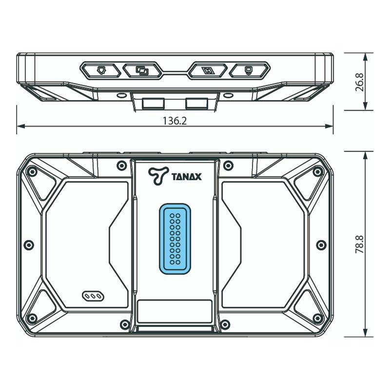TANAX タナックス SRS-015P スマートライドモニター AIO-5 Play