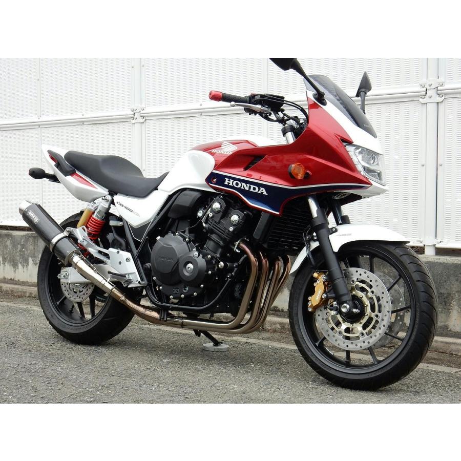 WRSマフラー ダブルアールズ　スリップオン　cb400sf NC42 政府認証 ダブルアールズ｜WR`S S／O ラウンドステンレスサイレンサー
