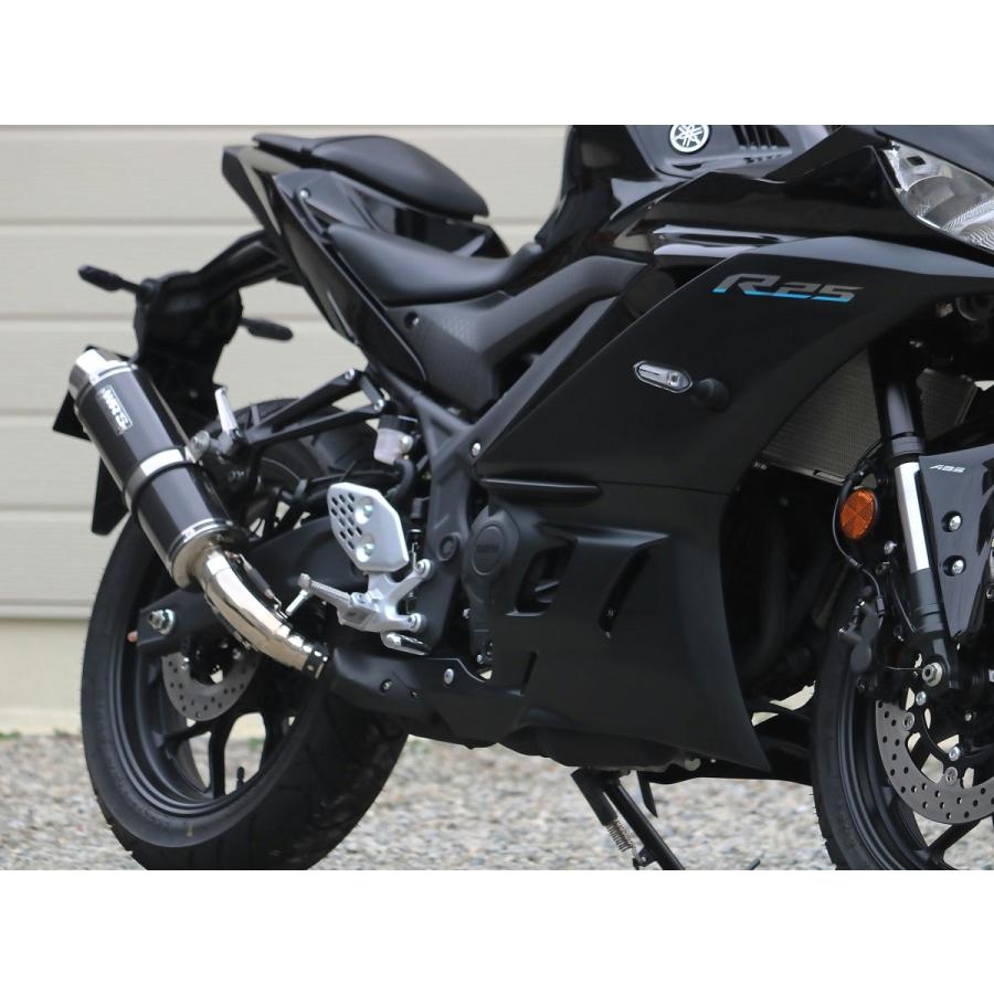 WR's カーボン マフラー WR'S Kawasaki ZX-4R SE/ZX-4RR ラウンドタイプSLIP-ONマフラー