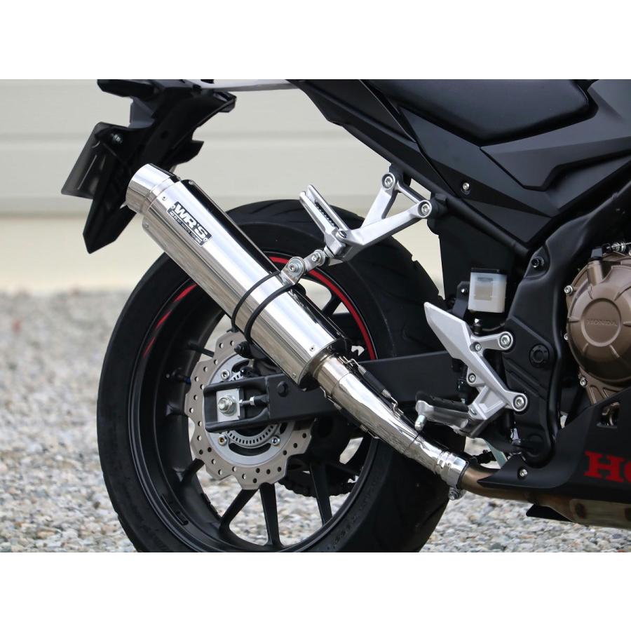 cbr400r nc56 マフラー　スリップオン　WRS 美品！ WR'S ダブルアールズ 2019-2023 CBR400R /400X (2BL-NC56)(8BL
