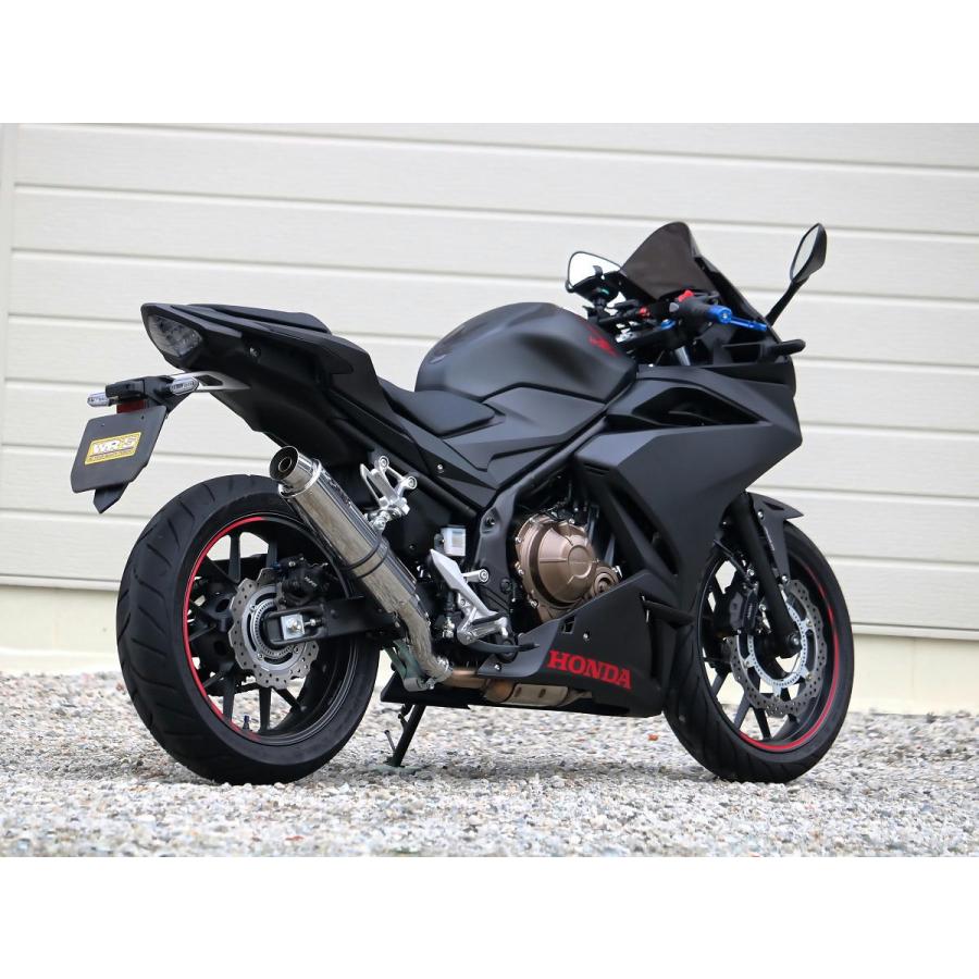 cbr400r nc56 マフラー　スリップオン　WRS 美品！ WR'S ダブルアールズ 2019-2023 CBR400R /400X (2BL-NC56)(8BL