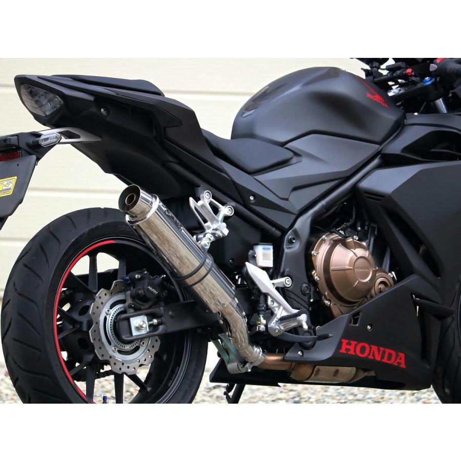 cbr400r nc56 マフラー　スリップオン　WRS 美品！ WR'S ダブルアールズ 2019-2023 CBR400R /400X (2BL-NC56)(8BL