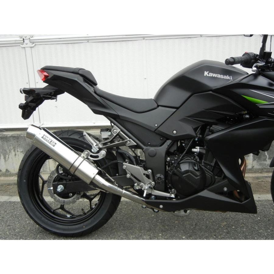 Ninja250　ダブルアールズサイレンサー WR'S ダブルアールズ ラウンド カーボンサイレンサー スリップ
