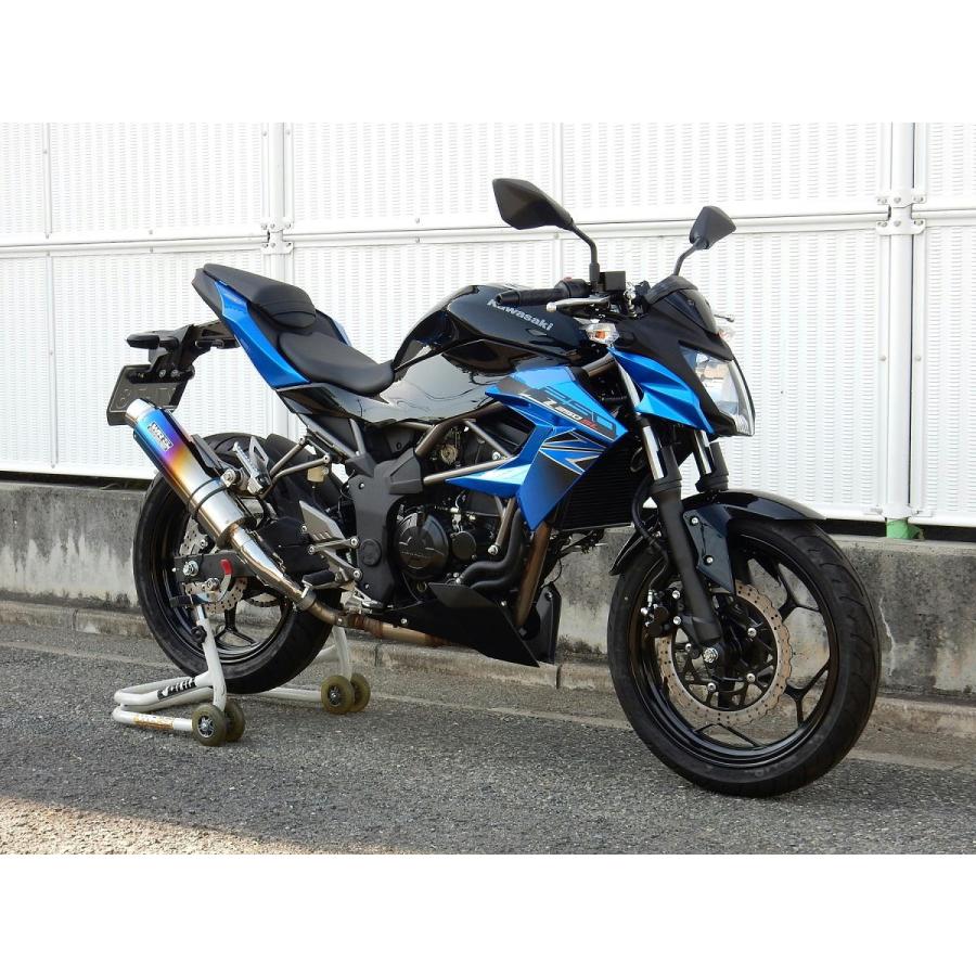 WR'S ラウンド 焼き色チタンサイレンサー スリップオン『3/2までの限定価格 WR'S WR'S ダブルアールズ マフラー ラウンド・焼き色チタン