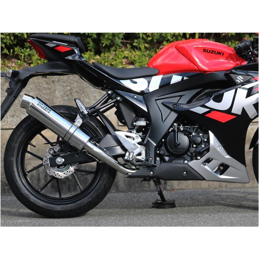 GSX-R125.150 gsx-s125.150 WR'S ステンレスマフラー WR'S（ダブルアールズ） バイク マフラー 2022- GSX-R125/GSX-S125