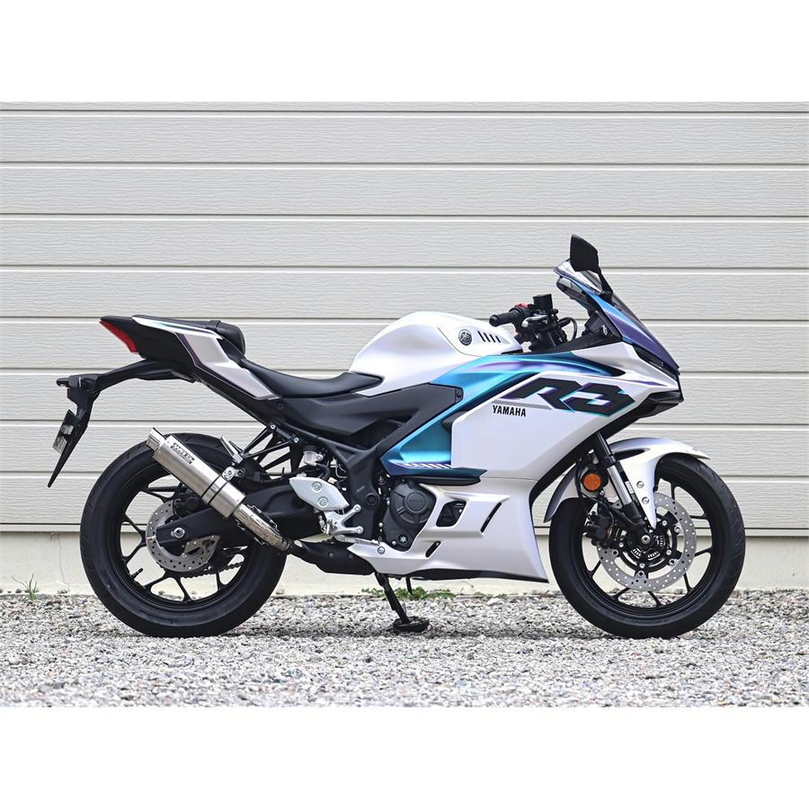 WR'S（ダブルアールズ） バイク マフラー 2025-YZF-R3/MT-03 (8BL