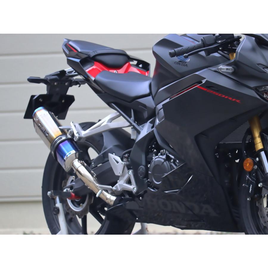 ダブルアールズ WR'S バイク マフラー 2023- CBR250RR (8BK-MC51) SS-OVAL 焼き色タイプ スリップオン JMCA認証_4