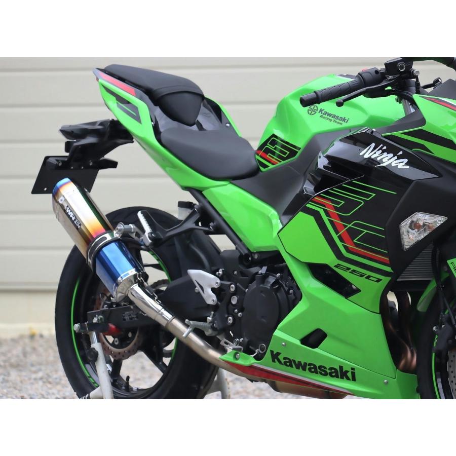 kawasaki ニンジャ400 ダブルアールズフルエキマフラー WR'S ダブルアールズ SS-OVAL 焼き色タイプ スリップオン JMCA