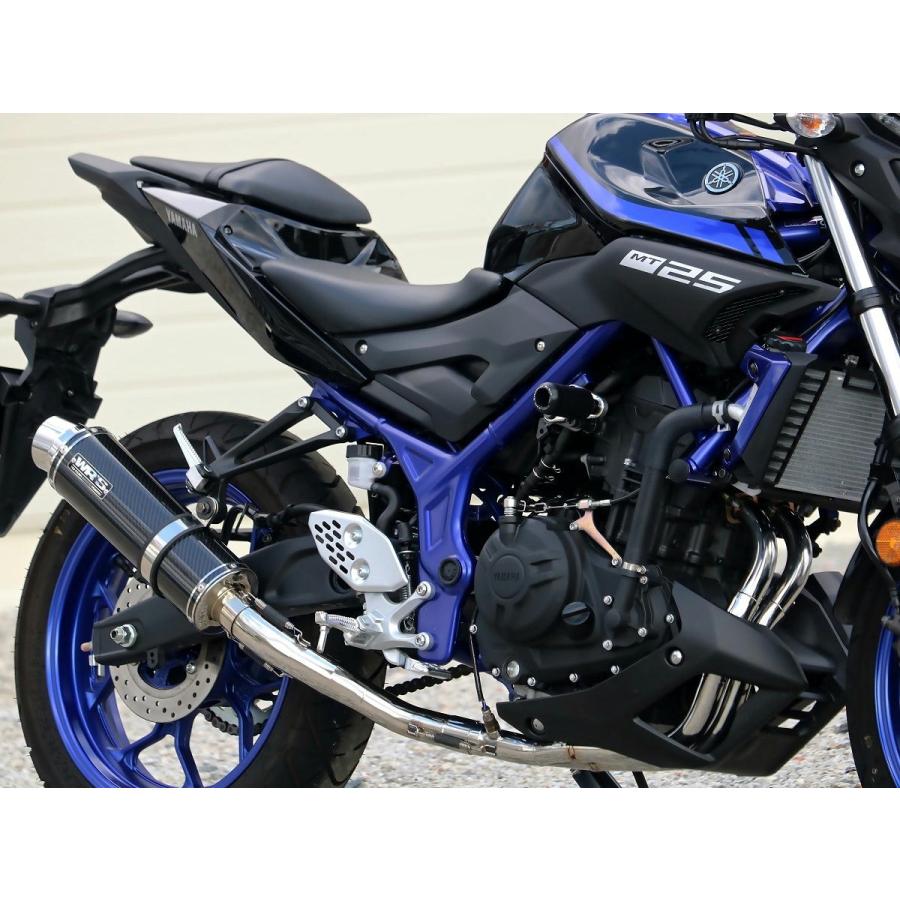 WR'S（ダブルアールズ） バイク マフラー 2018・2019-2021 MT-25 (2BK