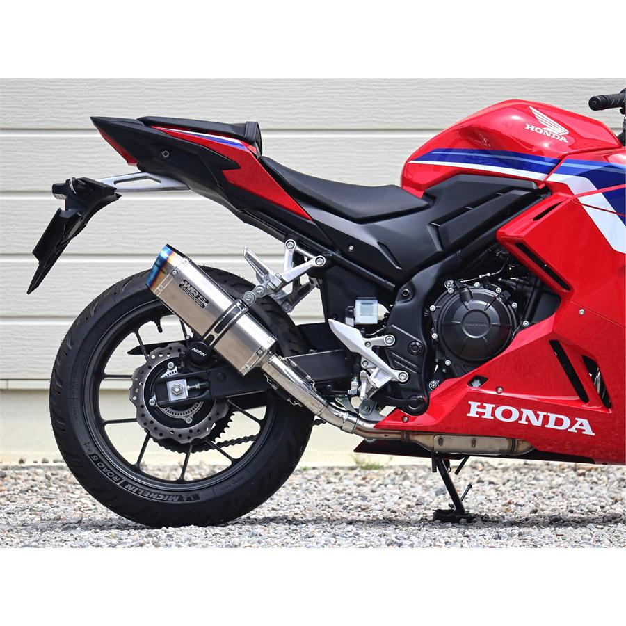 WR'S JMCAリヤエキゾーストSS-OVAL ロングタイプ nc65 WR'S（ダブルアールズ） バイク マフラー 2024- CBR400R (8BL-NC65) SS