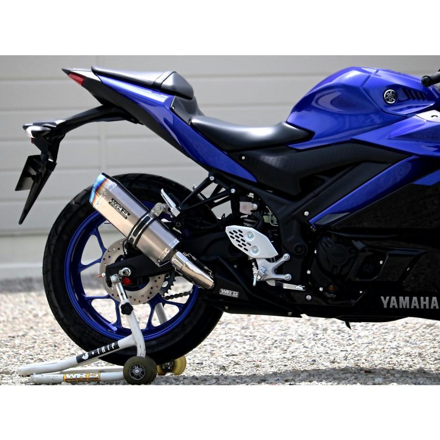 WR'S SS-OVAL スリップオンマフラー YZF-R25/YZF-R3 WR'S ダブルアールズ SS-OVAL ソリッドタイプ スリップオン JMCA