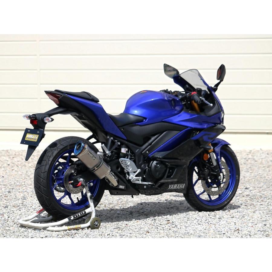 WR'S SS-OVAL スリップオンマフラー YZF-R25/YZF-R3 WR'S ダブルアールズ SS-OVAL ソリッドタイプ スリップオン JMCA