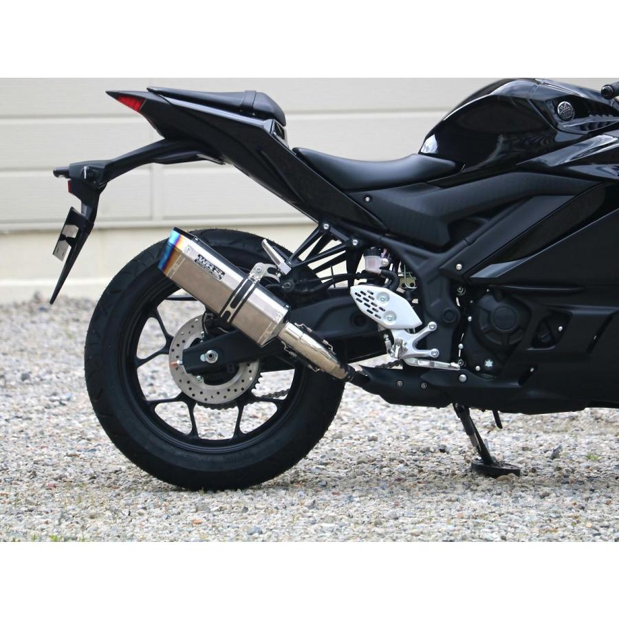 YZF-R25 MT-25用WR'SスリップオンマフラーSS-OVAL