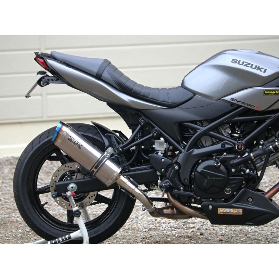 SV650 W'RS リアルエキゾースト マフラー ダブルアールズ スリップオン WR'S（ダブルアールズ） バイク マフラー 2018-SV650X (2BL-VP55B