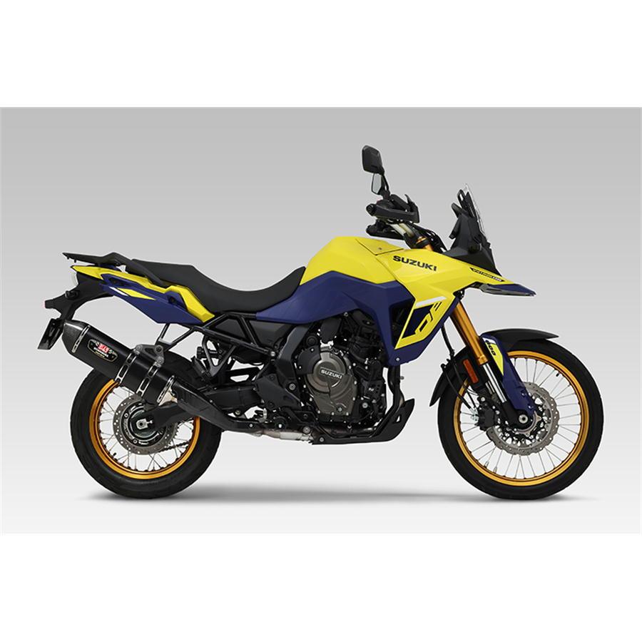 ヨシムラ YOSHIMURA Slip-On R-77Jサイクロン EXPORT SPEC 政府認証 V-STROM800DE '2023〜'2025 SMC メタルマジックカバー/カーボンエンドの画像