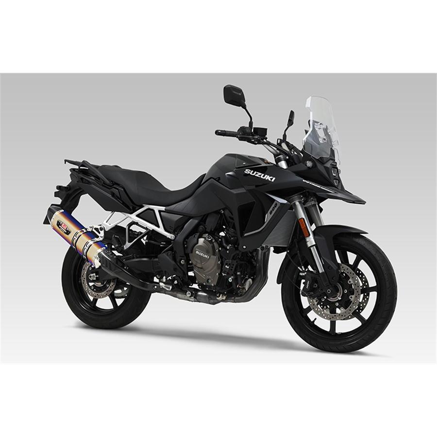 ヨシムラ YOSHIMURA Slip-On R-77Jサイクロン EXPORT SPEC 政府認証 V-STROM800DE '2023〜'2025 SMC メタルマジックカバー/カーボンエンドの画像