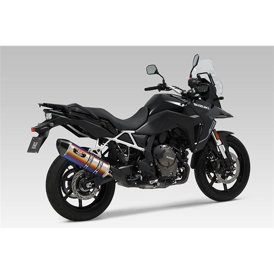 ヨシムラ YOSHIMURA Slip-On R-77Jサイクロン EXPORT SPEC 政府認証 V-STROM800DE '2023〜'2025 SMC メタルマジックカバー/カーボンエンドの画像