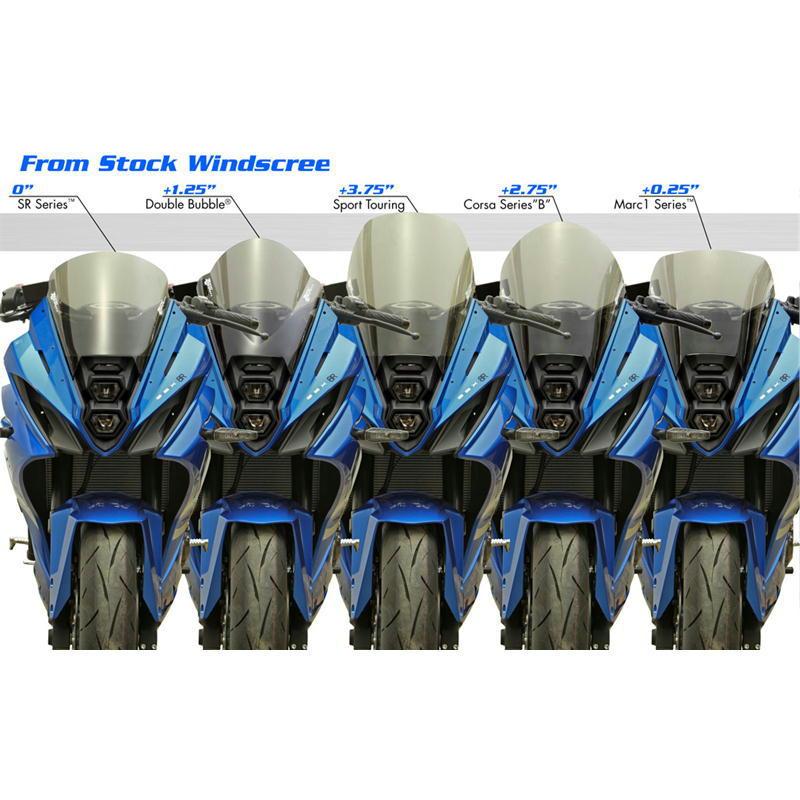 スズキ GSX1300R 隼 ゼログラビティ スクリーン 08-20 SRタイプ ZERO GRAVITY（ゼログラビティ） スクリーン SRタイプ ダークスモーク