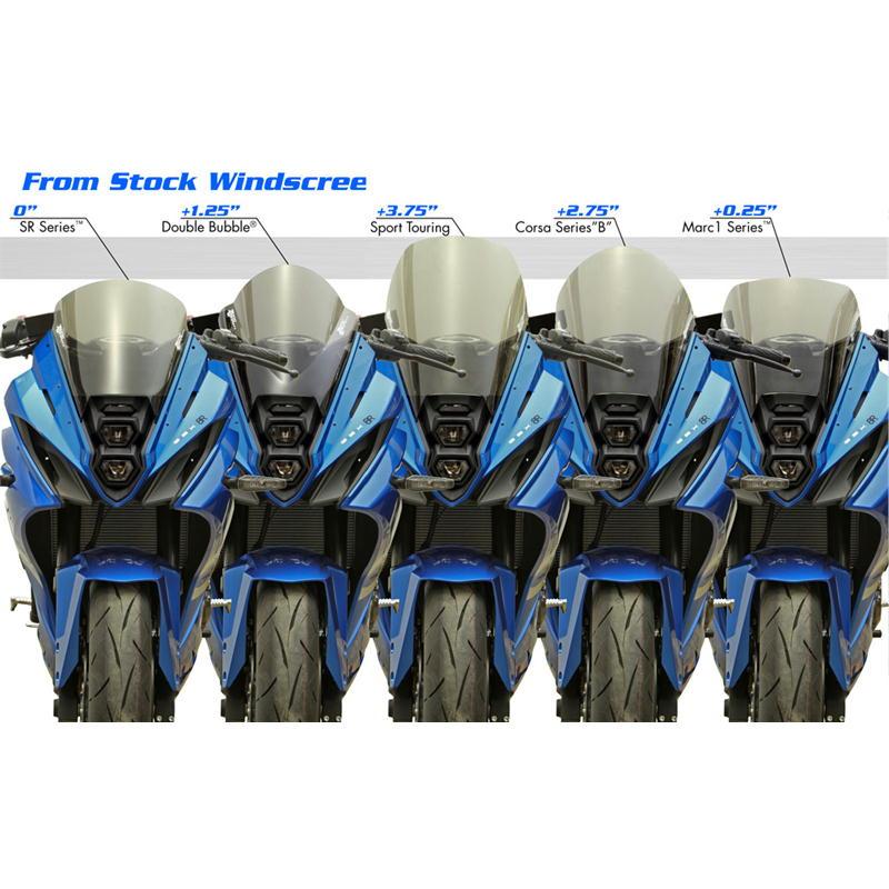 ゼログラビティ　スモークスクリーン　コルサ　GSX-8R用スクリーン ZERO GRAVITY（ゼログラビティ） スクリーン コルサ スモーク GSX-8R