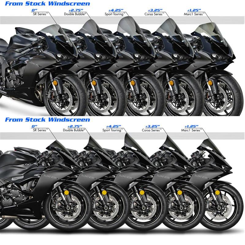 ゼログラビティ ZERO GRAVITY スクリーン Marc1 スモーク ZX-6R '24