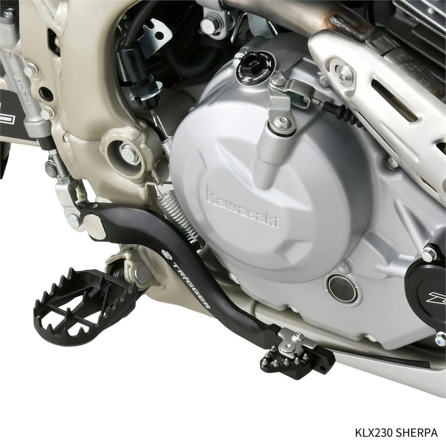 ZETA ジータレーシング トリガーブレーキペダル KLX230 ブラック