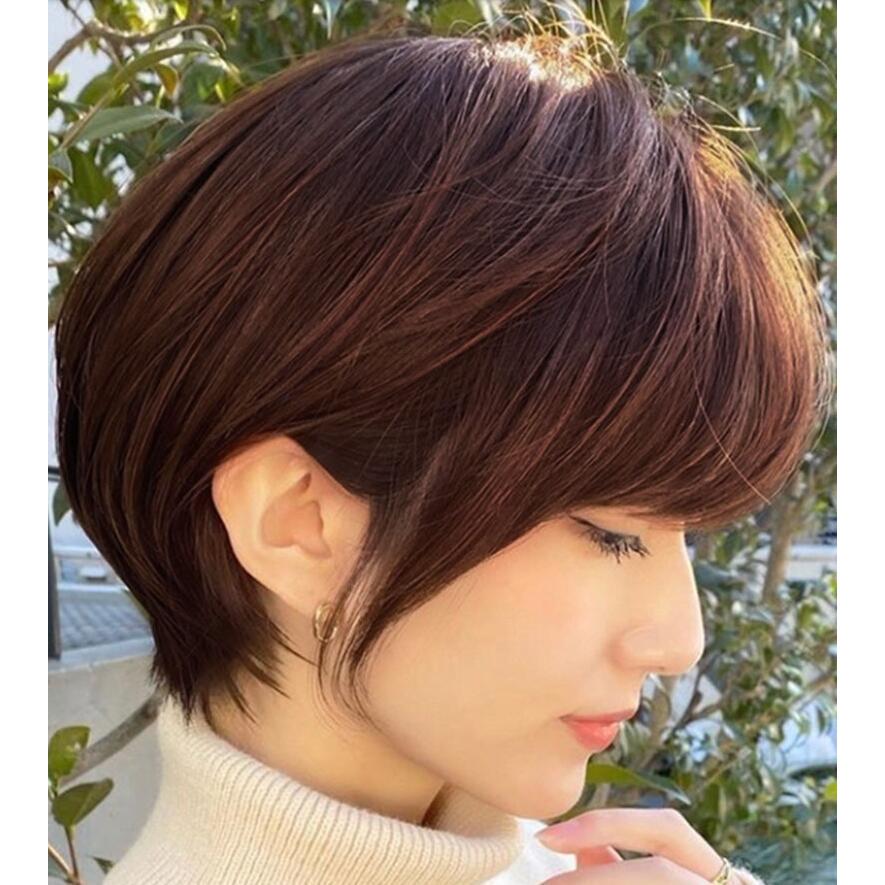 新作 100 人毛ウィッグ かつら アイドル ウィッグ ショート ヘアスタイル ボブ ママ ミセス モデル レディース 女性 当店独売 最高級 耐熱 倉 ウィッグ