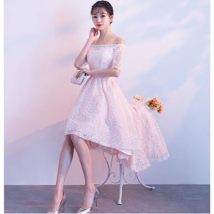 前短後長カラードレス ミニ パーティードレス コンサート ワンピース 花嫁ウェディングドレス結婚式 披露宴 二次会 演奏会 公演礼装 写真撮影衣 ドレス ブライダル サイズ Xxl Www Gvcal Com